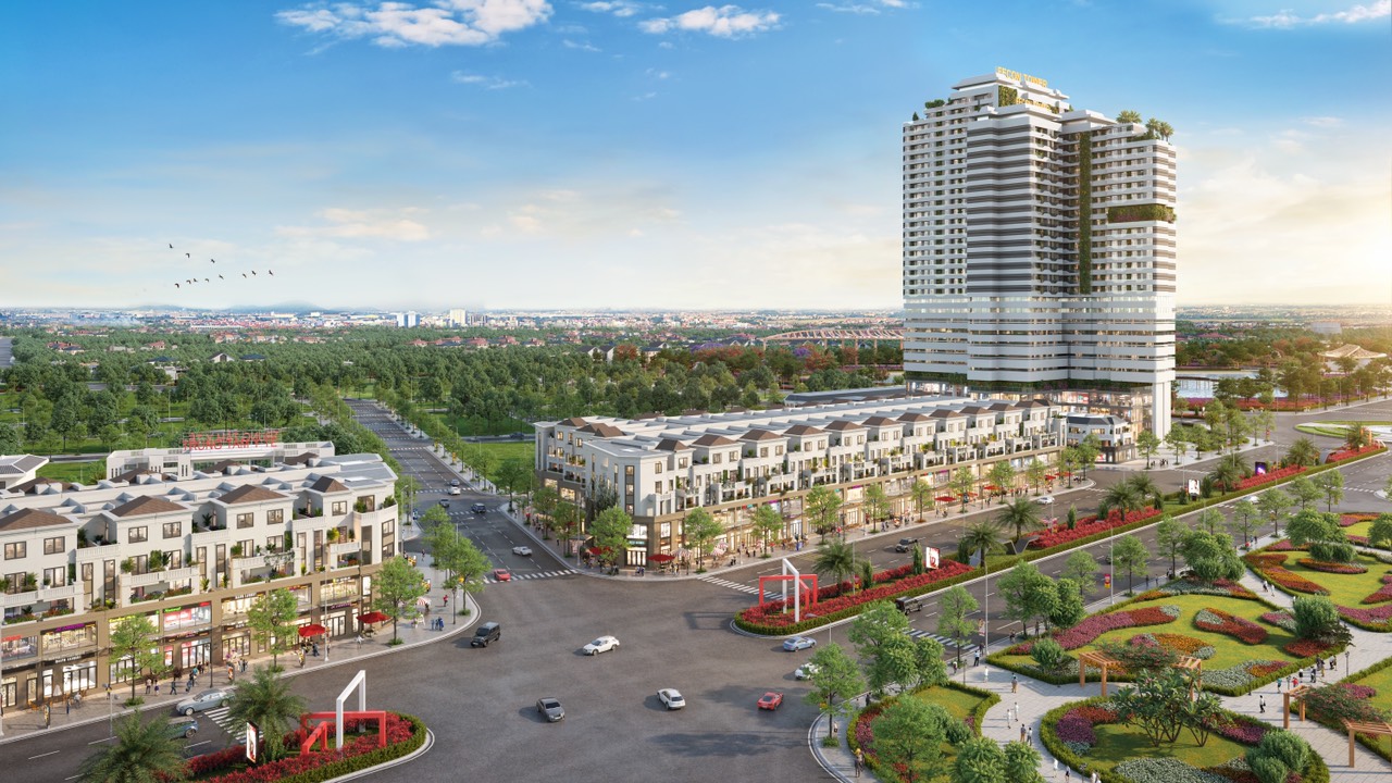 Phối cảnh Dự án Khu đô thị Nam Thái (phần diện tích 24,68ha)