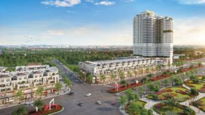 Phối cảnh Dự án Khu đô thị Nam Thái (phần diện tích 24,68ha)